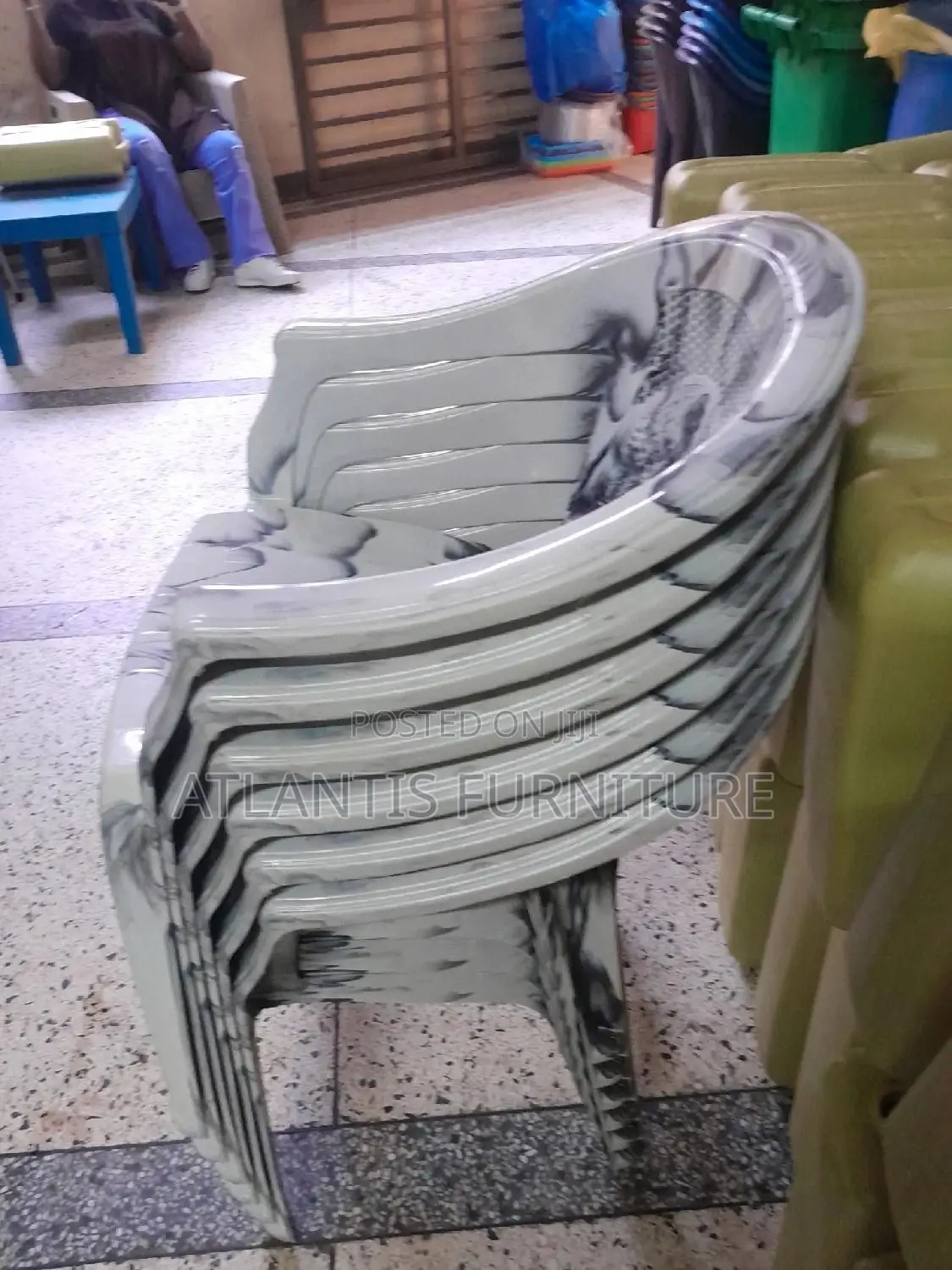 White Design Plastic Chair