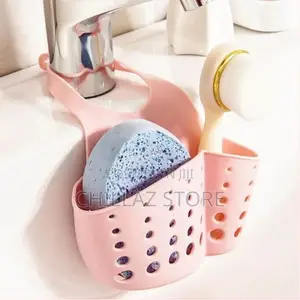 Sink Hanging Soap Dish Sponge Drainer Basket Holder