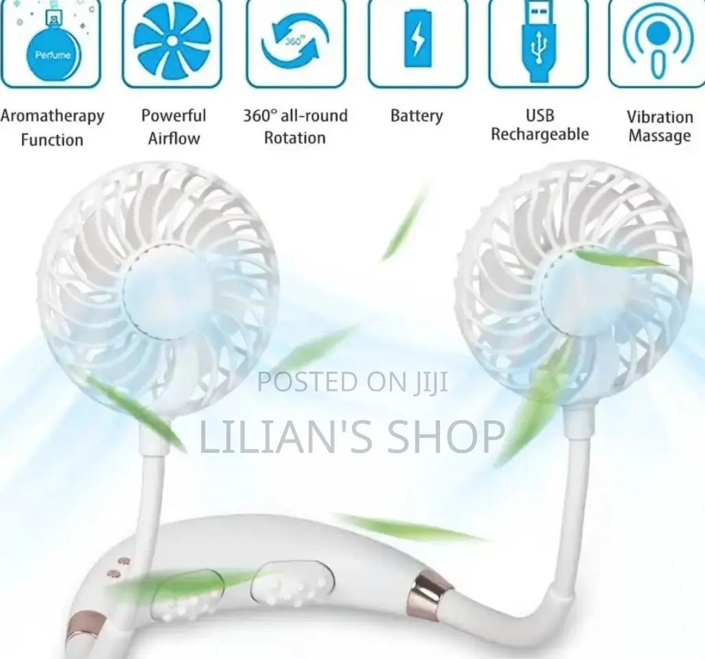 Massage Hanging Neck Fan