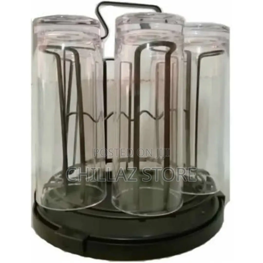 Cups Holder Stand Storage Organizer Draining Rack