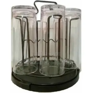 Cups Holder Stand Storage Organizer Draining Rack
