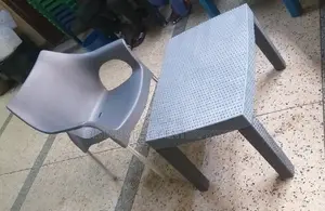 Steel Leg Table and Atable