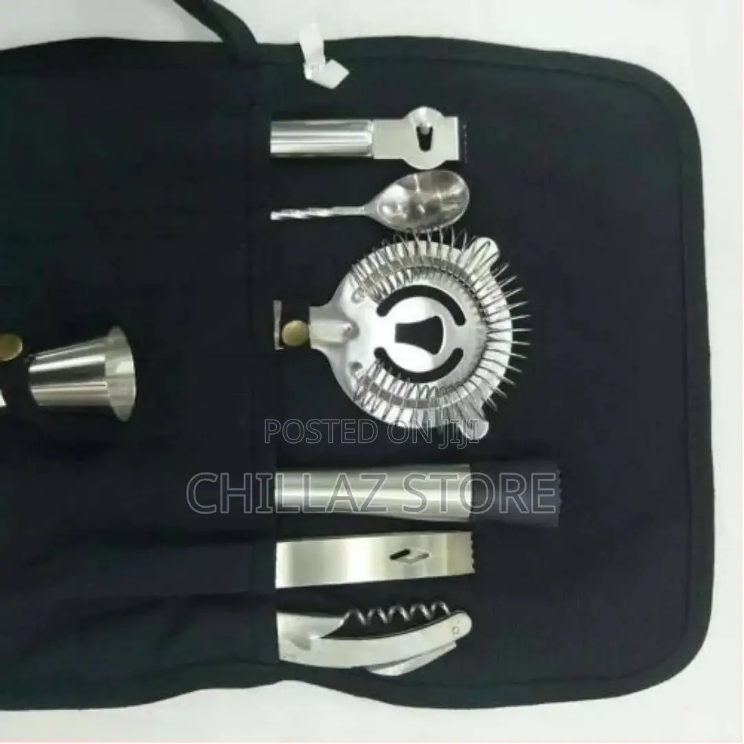 Cocktail Set, 7 Piece Bartender Drink Mixing Kit
