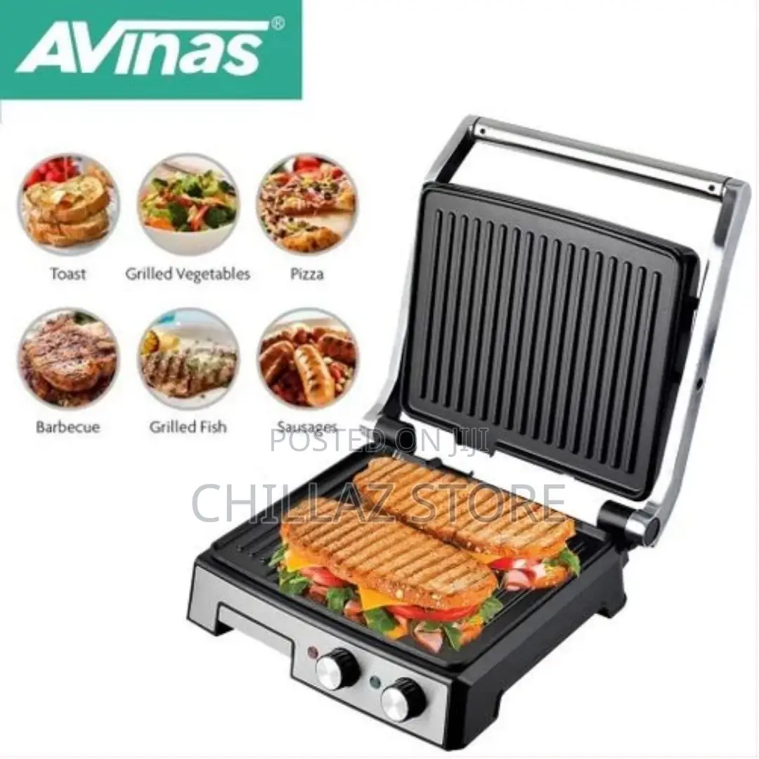 AVINAS Degree Panini BBQ Grillsandwich Maker Press Machine