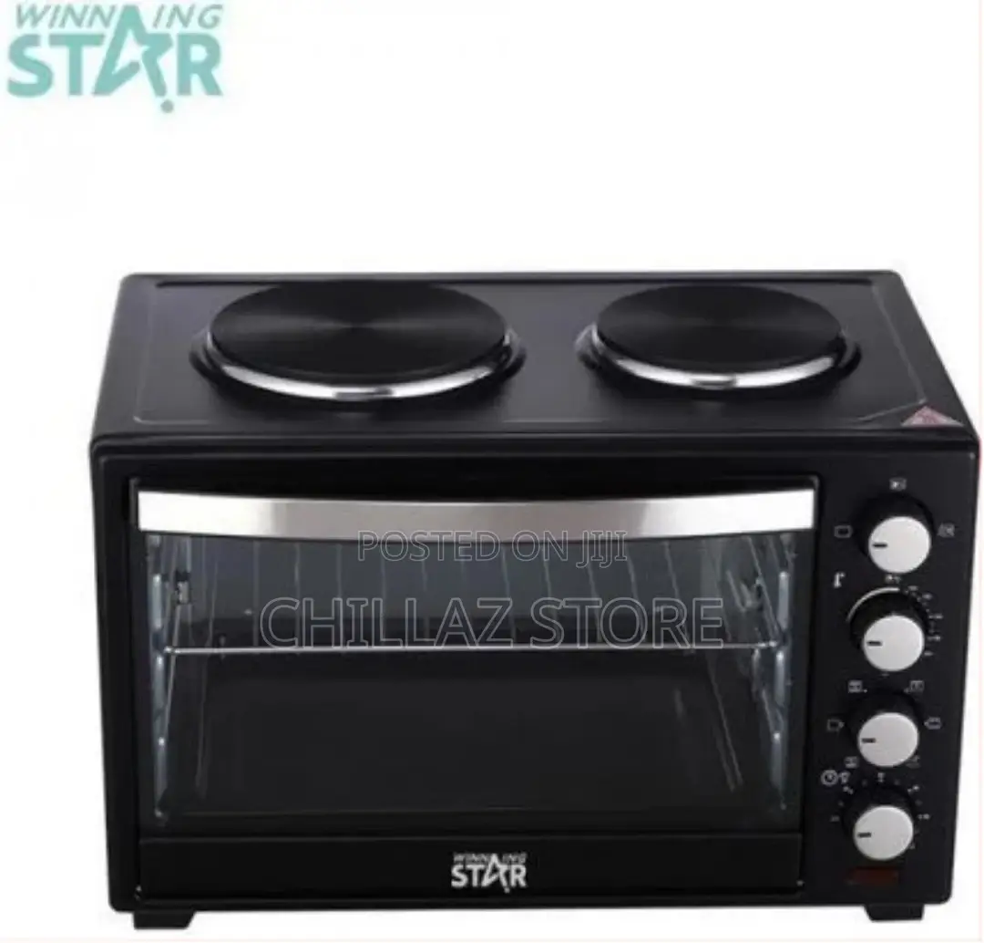 Winningstar 40 Litres Electric Oven Cooker With 2 Hot Plates