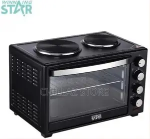 Winningstar 40 Litres Electric Oven Cooker With 2 Hot Plates
