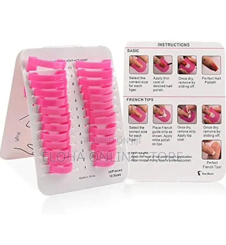26 PCS Reusable Nail Polish Overflow Clips
