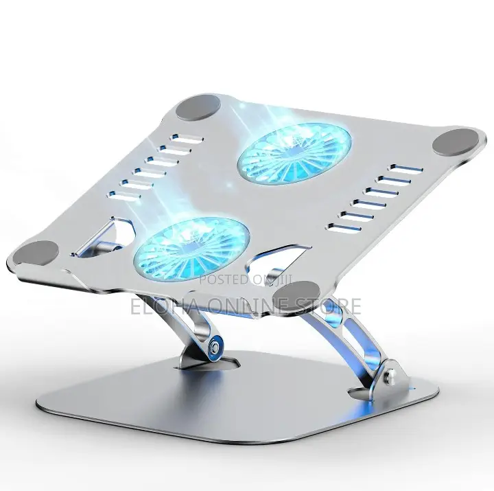 Adjustable Laptop Stand With Two Fan