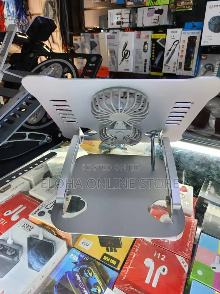 Adjustable Laptop Stand With Two Fan