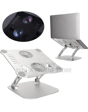 Adjustable Laptop Stand With Two Fan