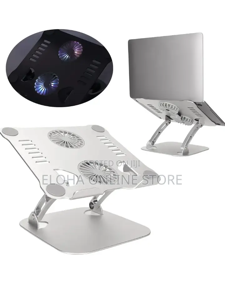 Adjustable Laptop Stand With Two Fan