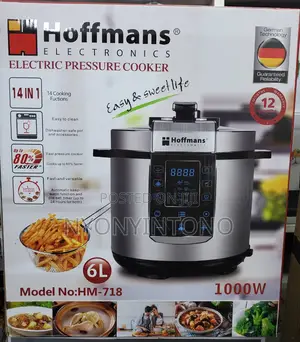 Hoffmans 6 Litres Electric Pressure Cooker