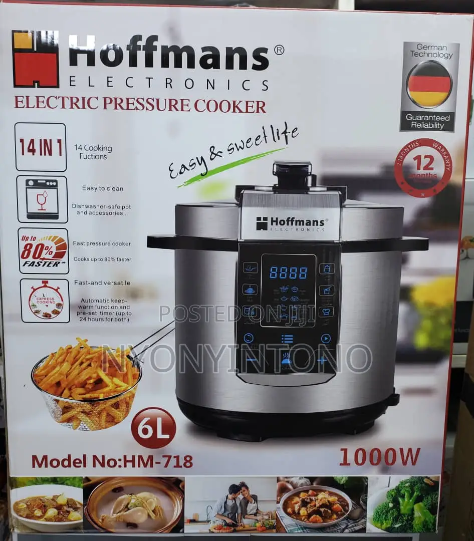 Hoffmans 6 Litres Electric Pressure Cooker