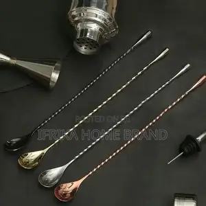 Stainless Steel Long Cocktail Mixer Bartender Bar Spoon