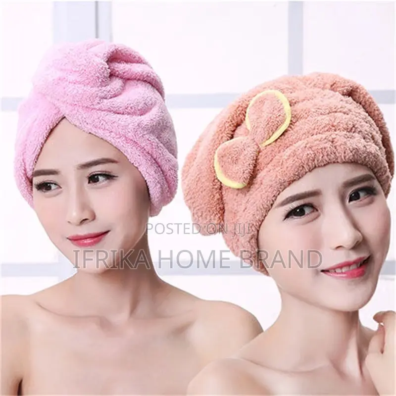 Microfiber Quickly Dry Hair Hat Bathroom Hats Shower Cap