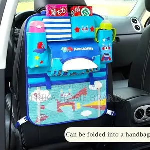 Universal Car Seat Back Organizer Multi-Pocket Cartoon