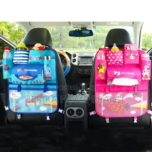 Universal Car Seat Back Organizer Multi-Pocket Cartoon