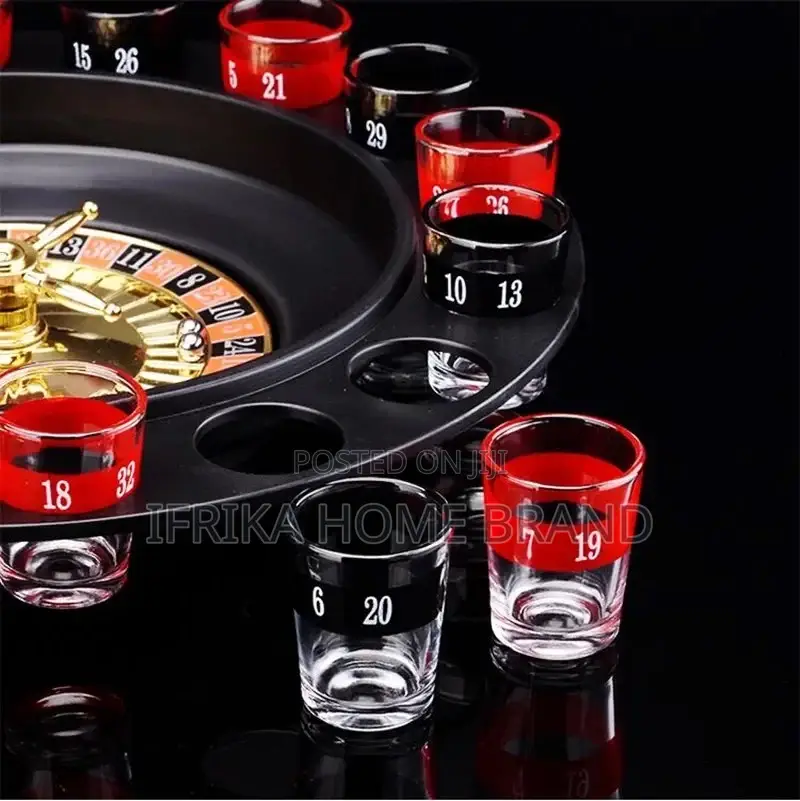 Roulette Glass Drinking Game Wine Cup Roulette Drinking Game