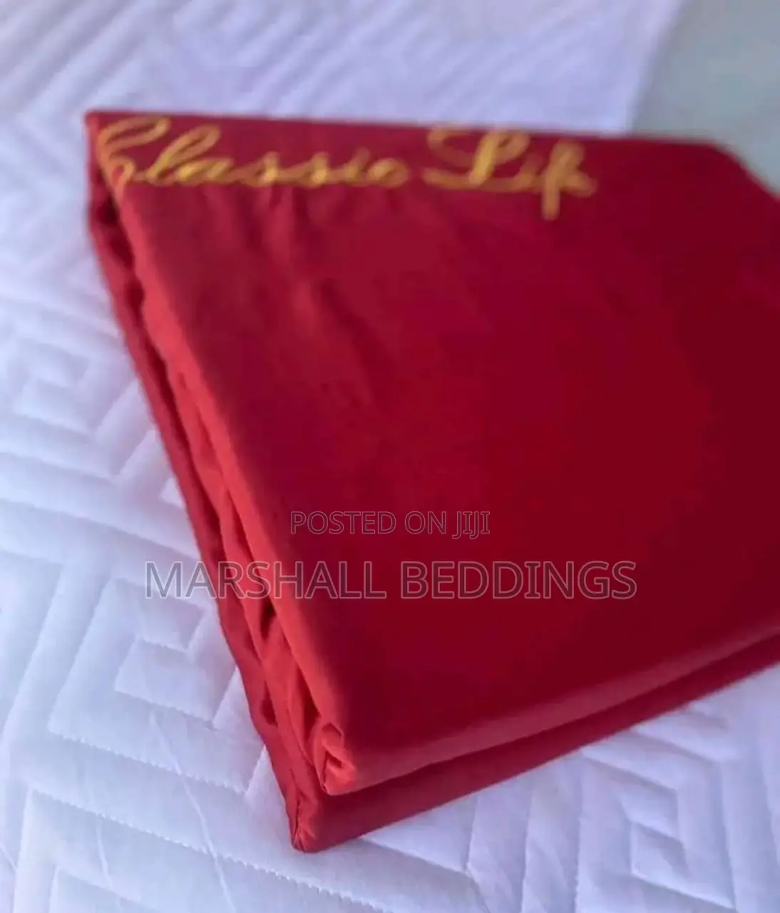 Silk Red Duvet Bedsheet