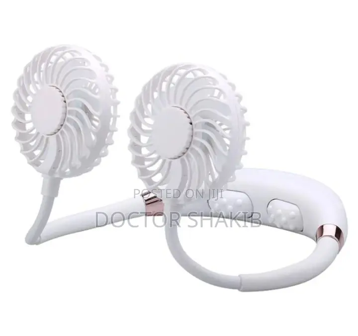 Portable Foldable Hanging Massage Neck Fan