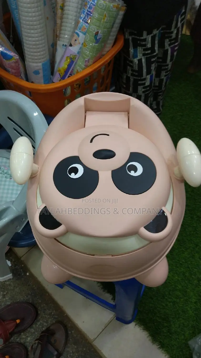Potty Training, Soft Silicone Seat Panda Shape Premium Color