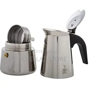 Espresso Maker Emilio for 6 Cups, Stainless Steel