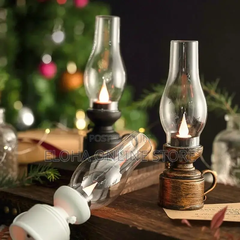 1 Piece LED Flamless Oil Lamps