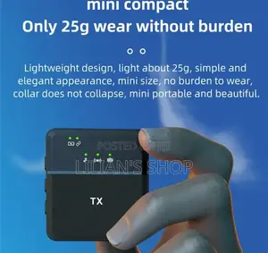 New 2.4G Wireless Lavalier Microphone System