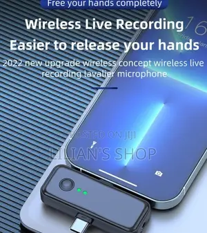 New 2.4G Wireless Lavalier Microphone System