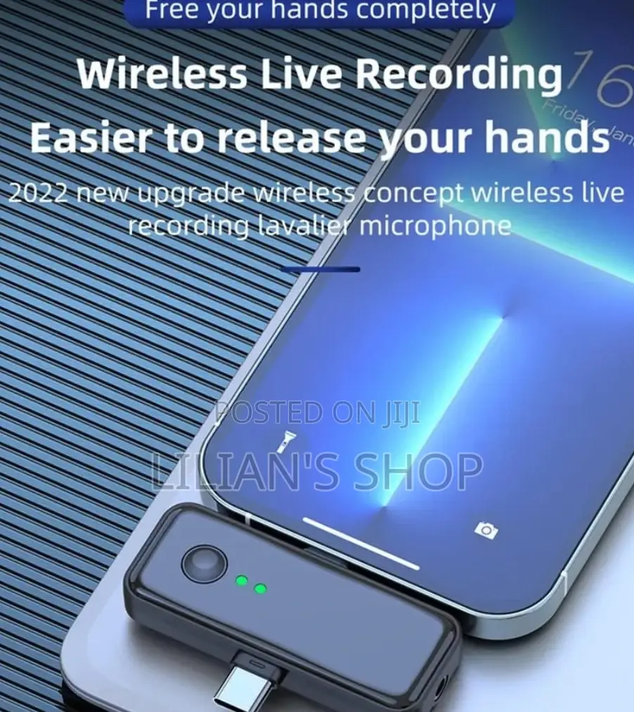 New 2.4G Wireless Lavalier Microphone System