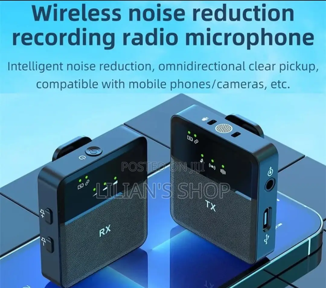 New 2.4G Wireless Lavalier Microphone System