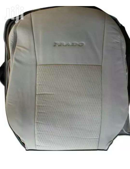 Prado Seat Covers Cream.