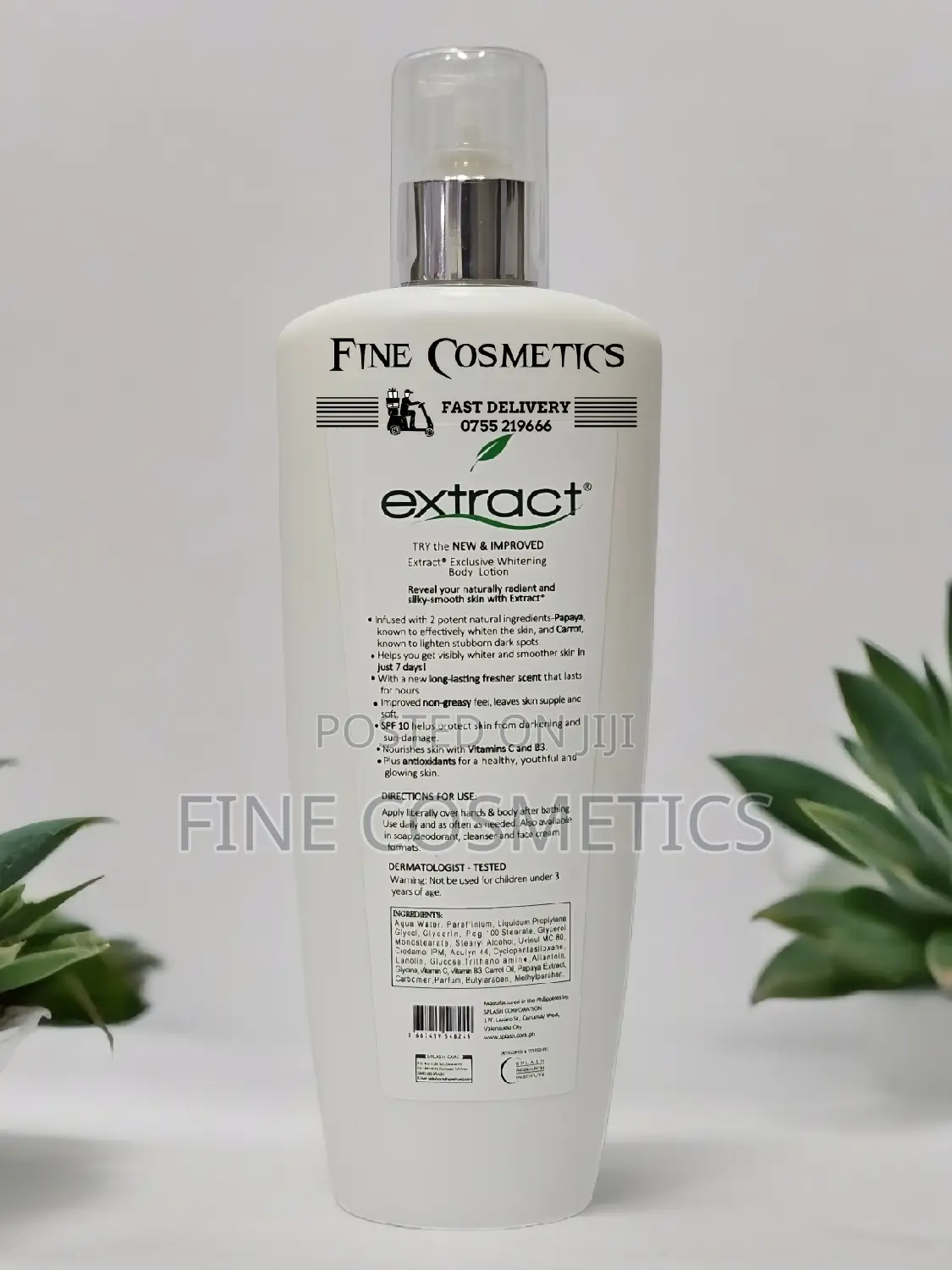 Extract Exclusiv Whitening Lotion 2in1 Papaya and Carrot Oil