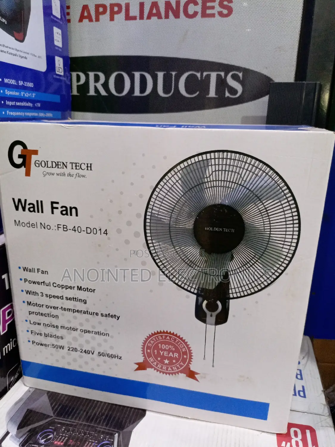 Golden Tech Wall Fans