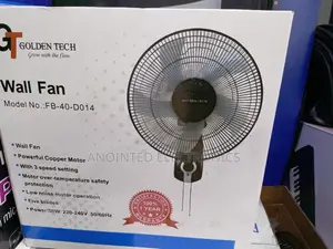 Golden Tech Wall Fans Black