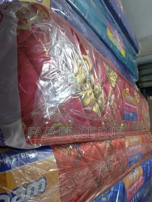 Eurofoam Quilted Density Mattress.5*6*12inches.( Red)