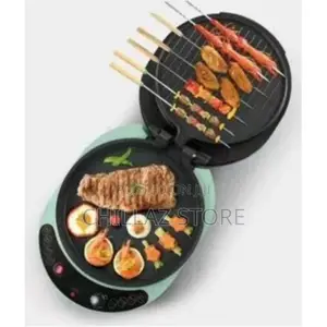 Smokeless Non-Stick Electric Barbecue (BBQ) Grill Machine-