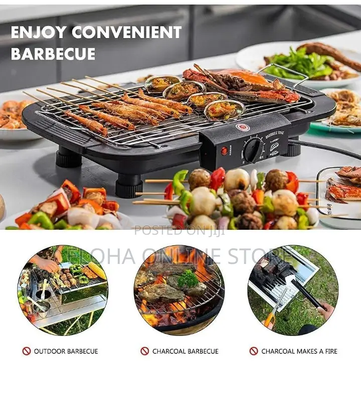 Portable Electric Barbecue Grill