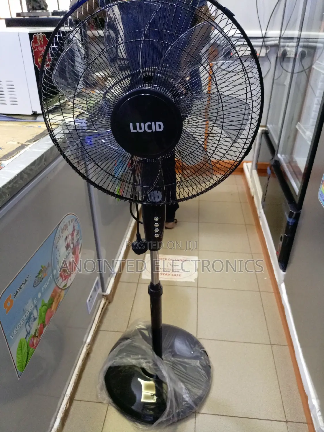 Lucid Stand Fans With a Remote