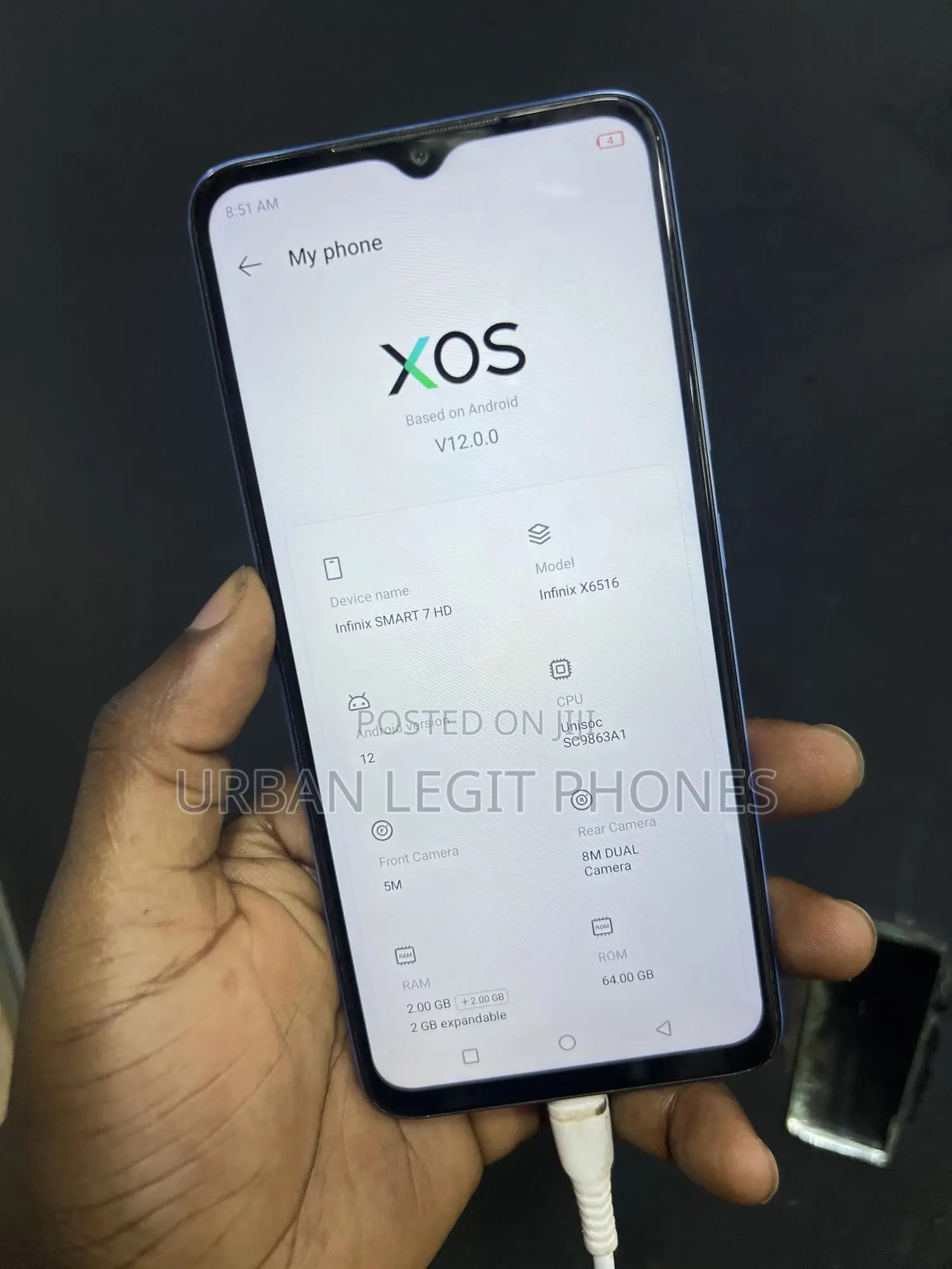 Infinix Smart 7 HD 64 GB Blue