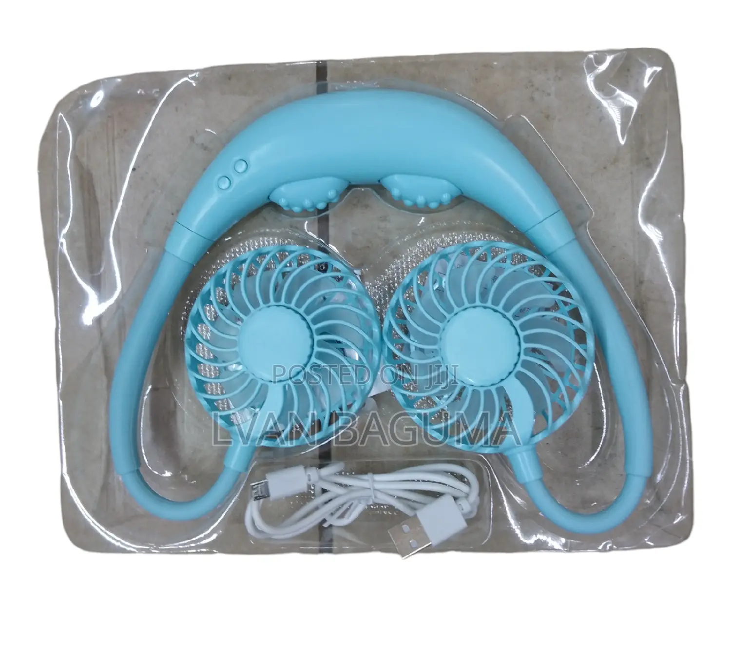 USB Rechargeable Neck Massage Fan