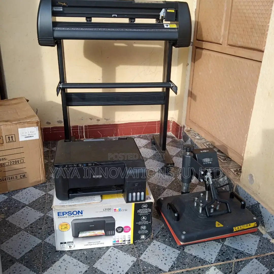 Full Kit Heat Press, Plotter and Printer
