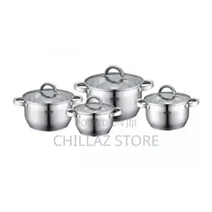 4 Piece Stainless Steel Saucepans/Cookware Pots