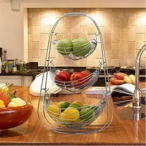 3 Tier Fruit Bowl Storage Basket Holder Organizer Rack