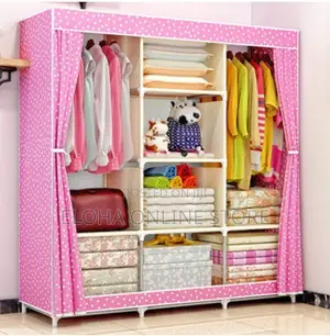Portable Foldable Fabric Wardrobe