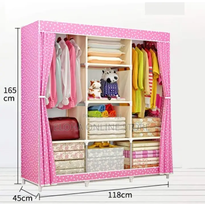 Portable Foldable Fabric Wardrobe