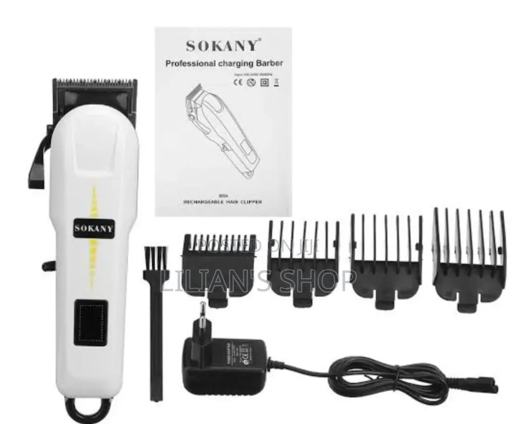 Sokany Electric Wireless Rechargeable Hair Clipper