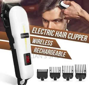 Sokany Electric Wireless Rechargeable Hair Clipper