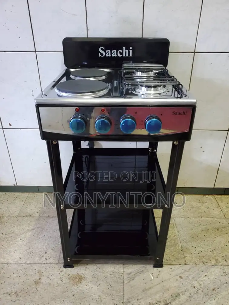 Sachi 2gas and 2electric Gas and Electric Free Stand Cooker
