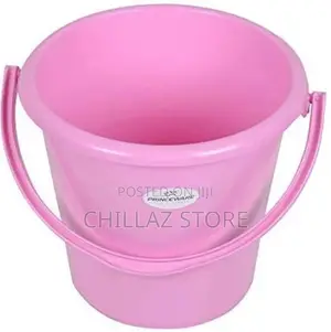 Round Plastic Bucket – Pink, 10ltr
